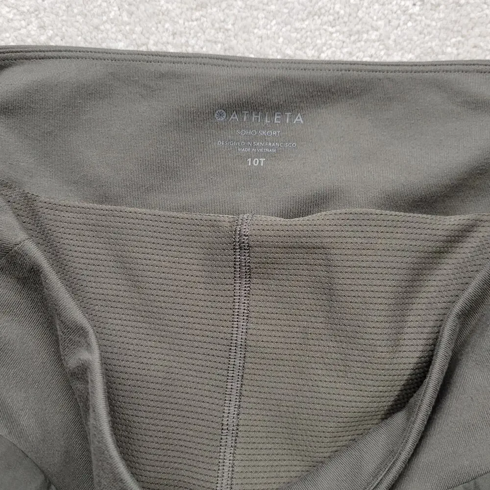 Athleta Soho Camo Skort Size 10T Tall Women’s Athletic Tennis Golf Pockets - Picture 3 of 7